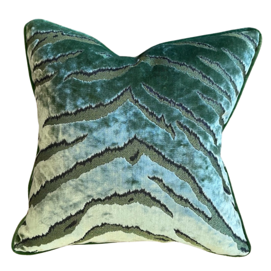 Bengal Tiger Velvet Cushion