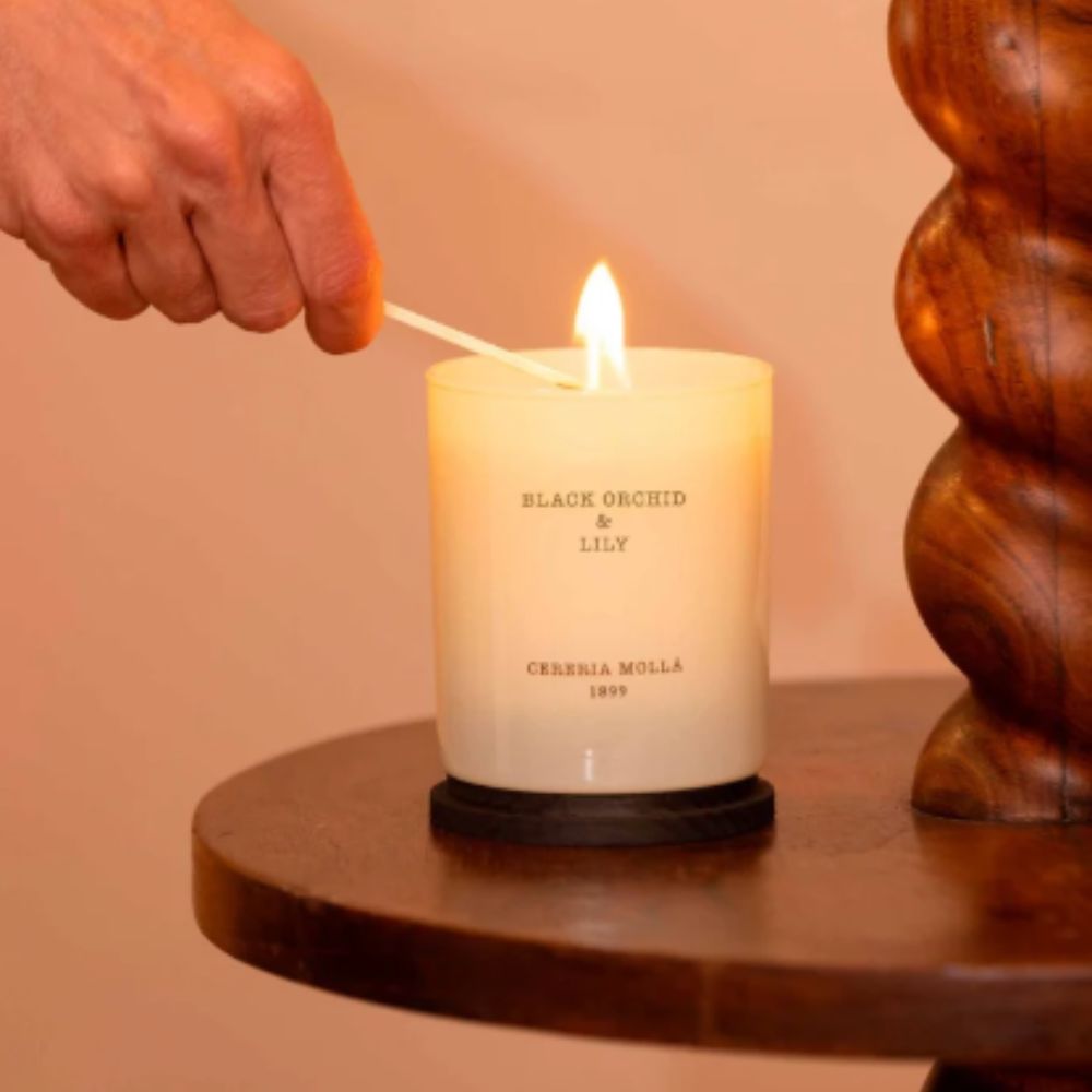 Black Orchid & Lily 230g Candle Cereria Molla 1899