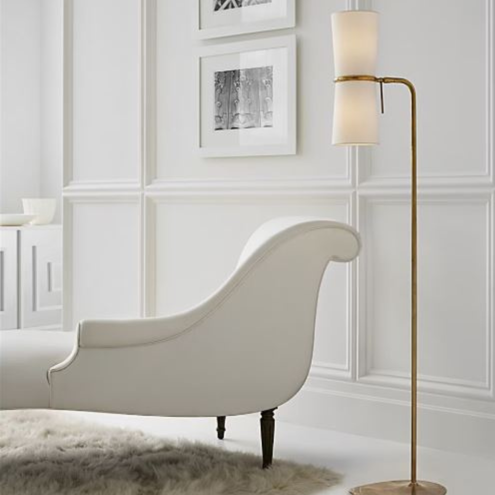 Clarkson Floor Lamp Brass Visual Comfort 