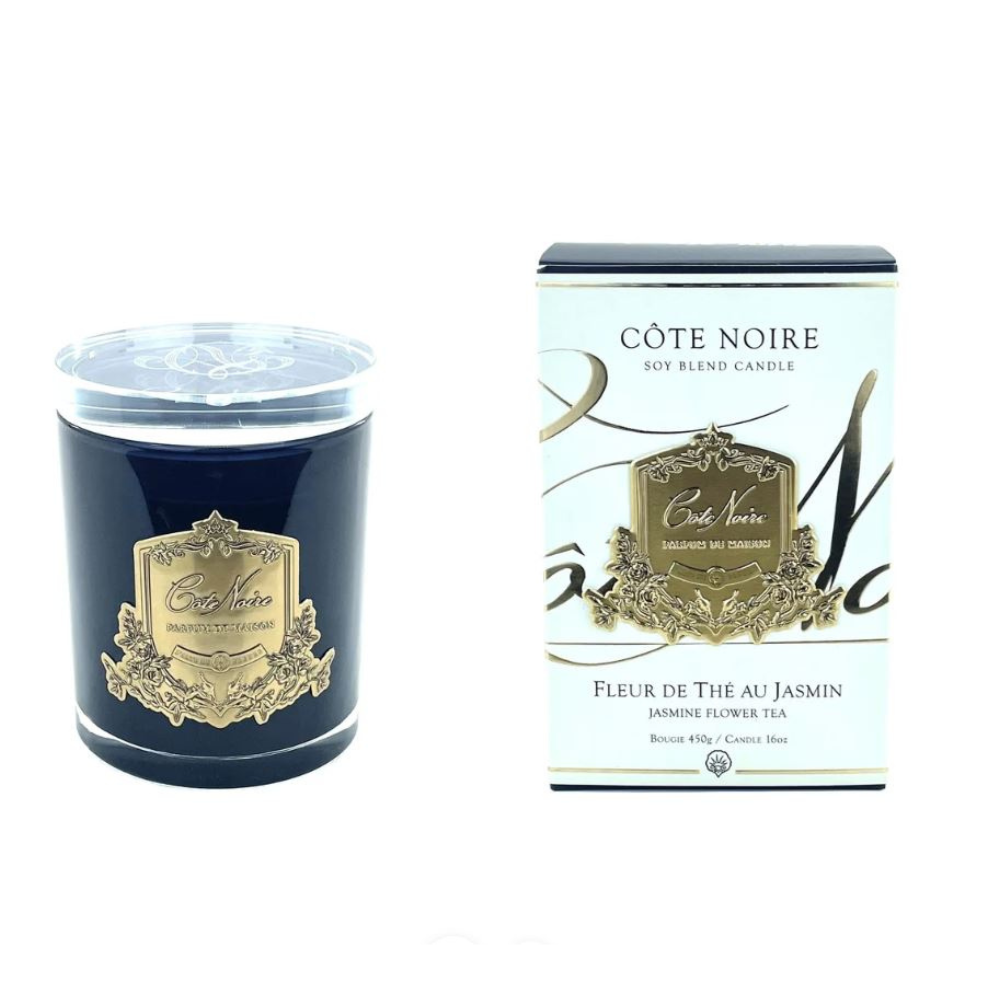 Cote Noire Jasmine Flower Crystal Candle