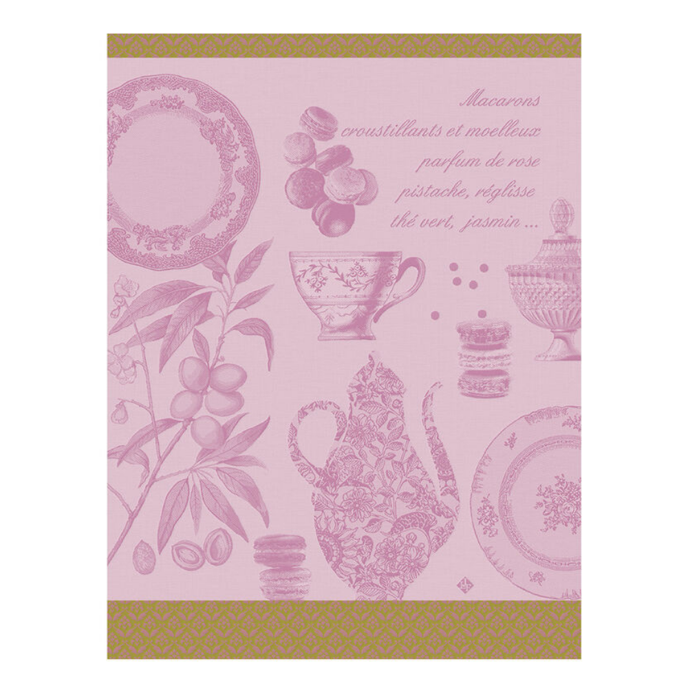 Tea Towel Macarons Pink 