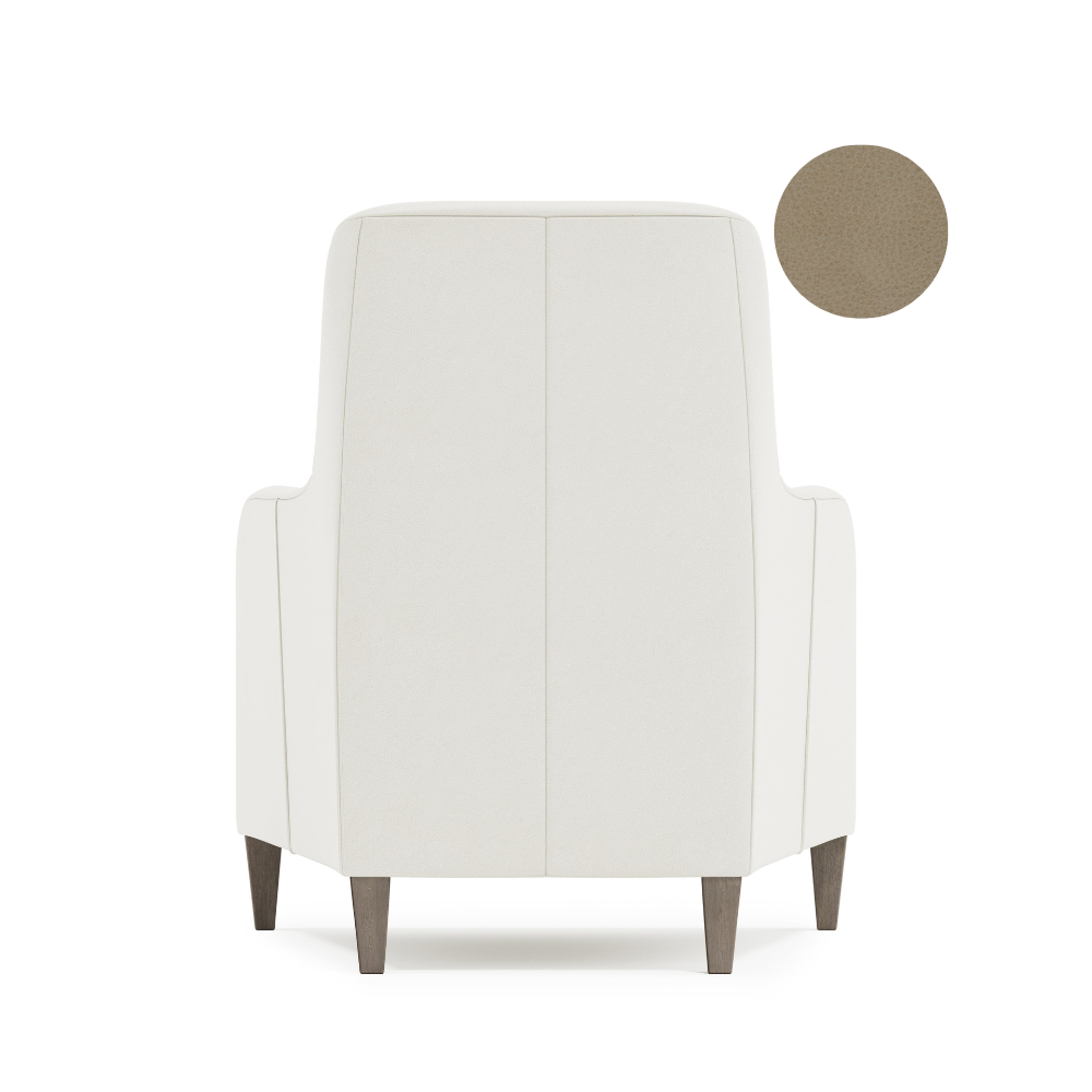 Naomi Leather Armchair, Bernhardt x Gaudion Furniture 