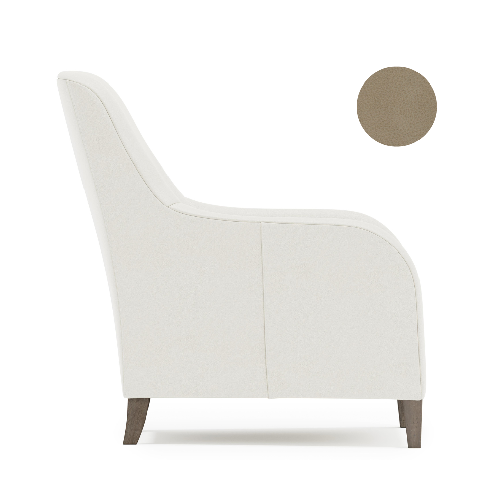 Naomi Leather Armchair, Bernhardt x Gaudion Furniture 
