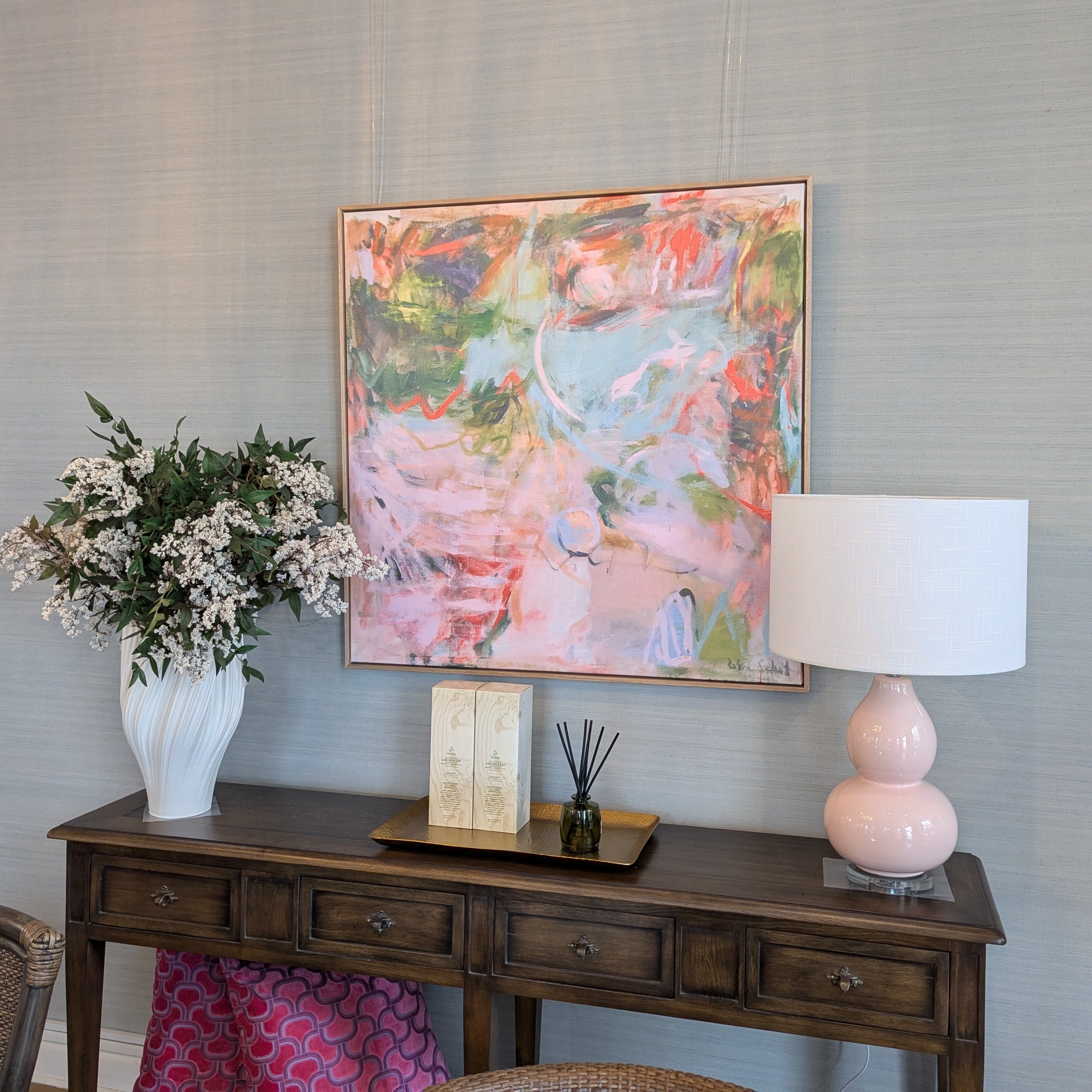 Where our Paths Meet Print abstract art on canvas