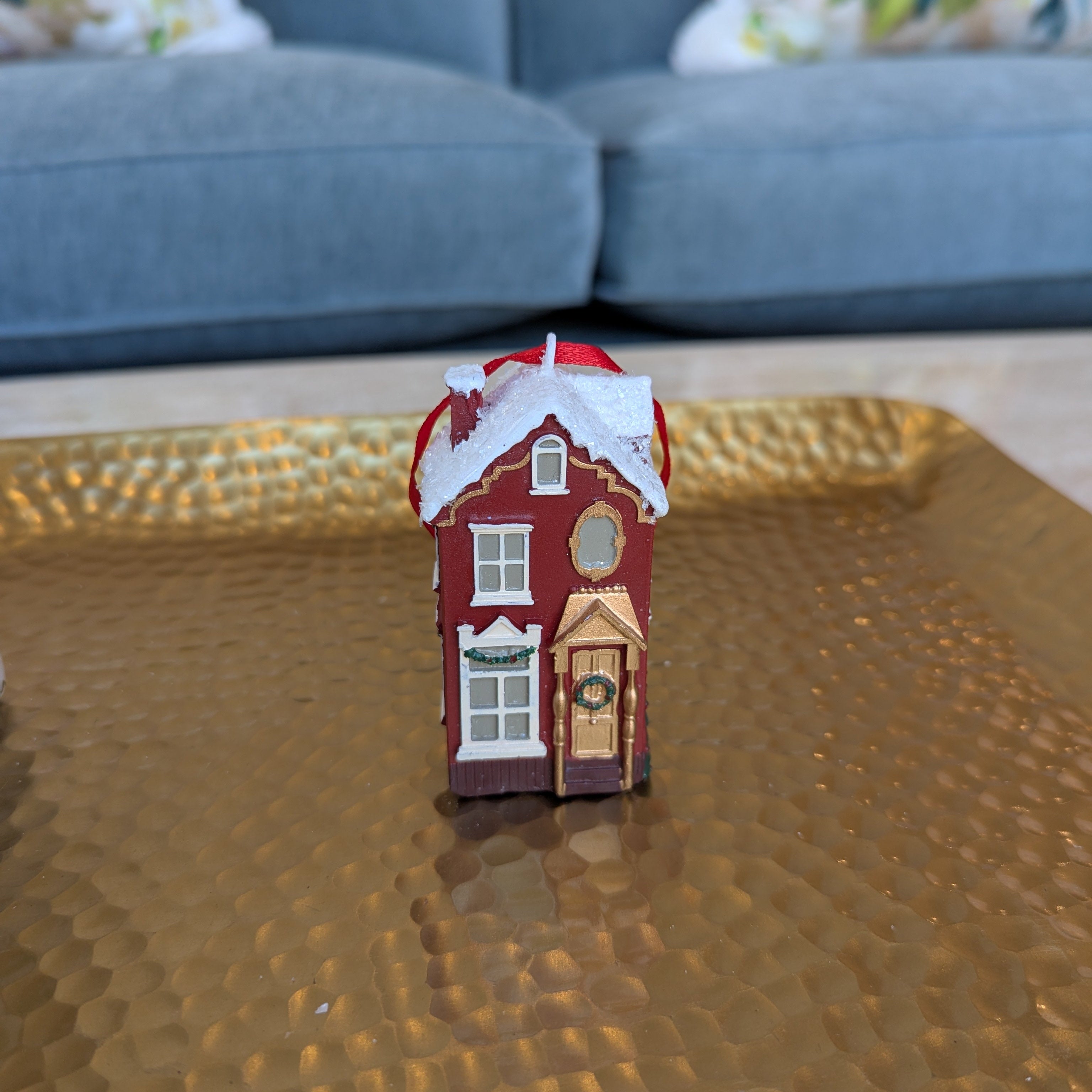 Christmas Red Double Storey Decoration