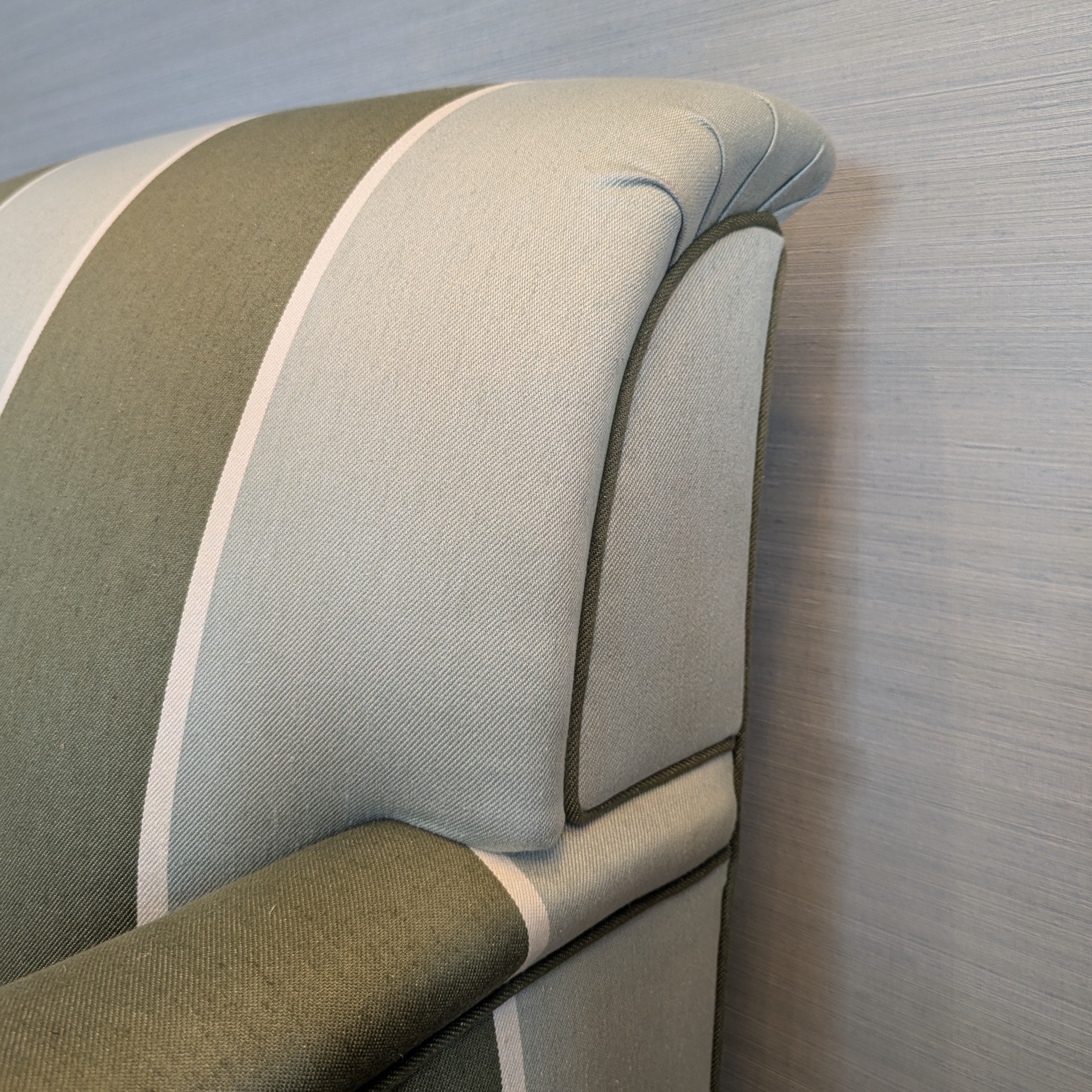 Ralph Armchair in ROMO Arbury by Gaudion Furniture Made in Melbourne