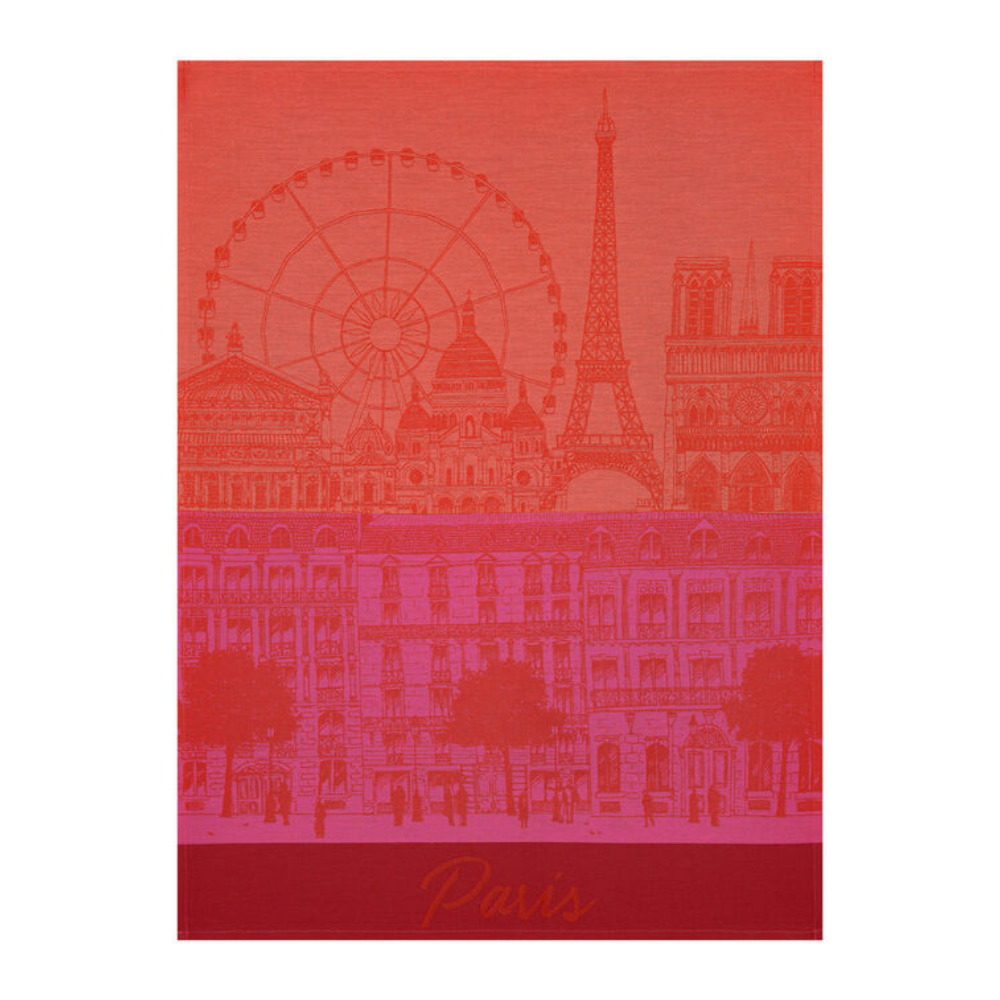 Tea Towel Paris Panorama Jacquard Francais