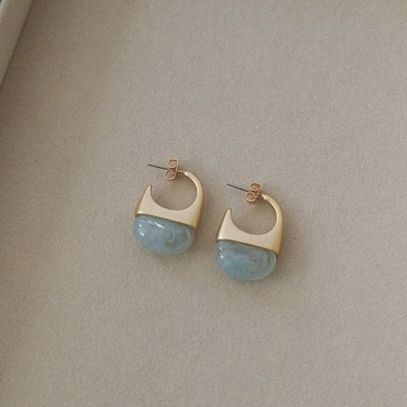Poppy Earrings Blue Zahar