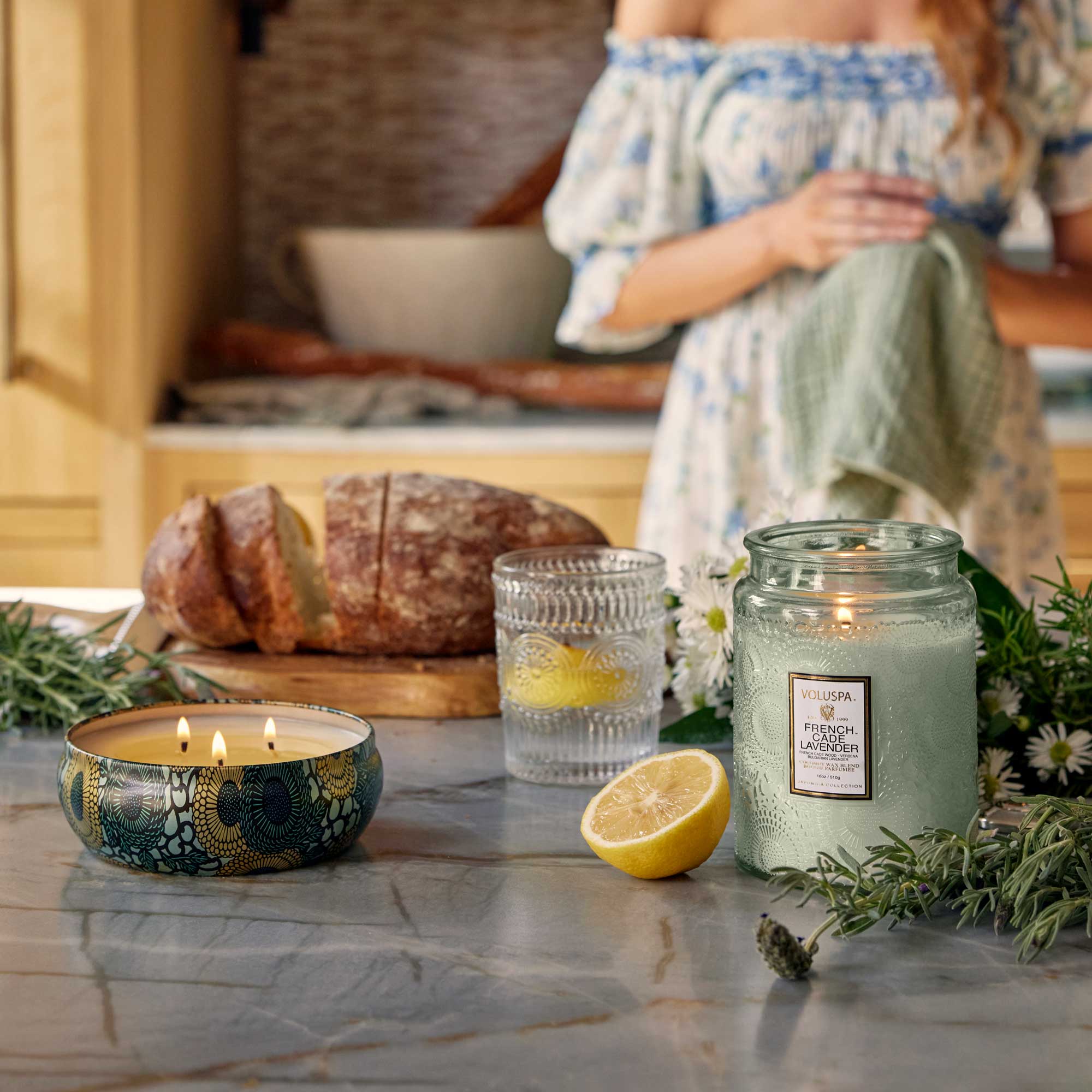 VOLUSPA French Cade & Lavender 100 hr Candle