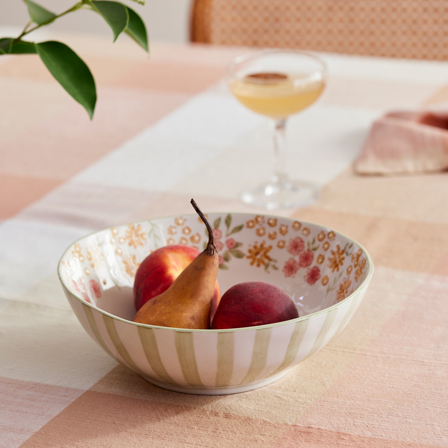 Bowl Pink & Green