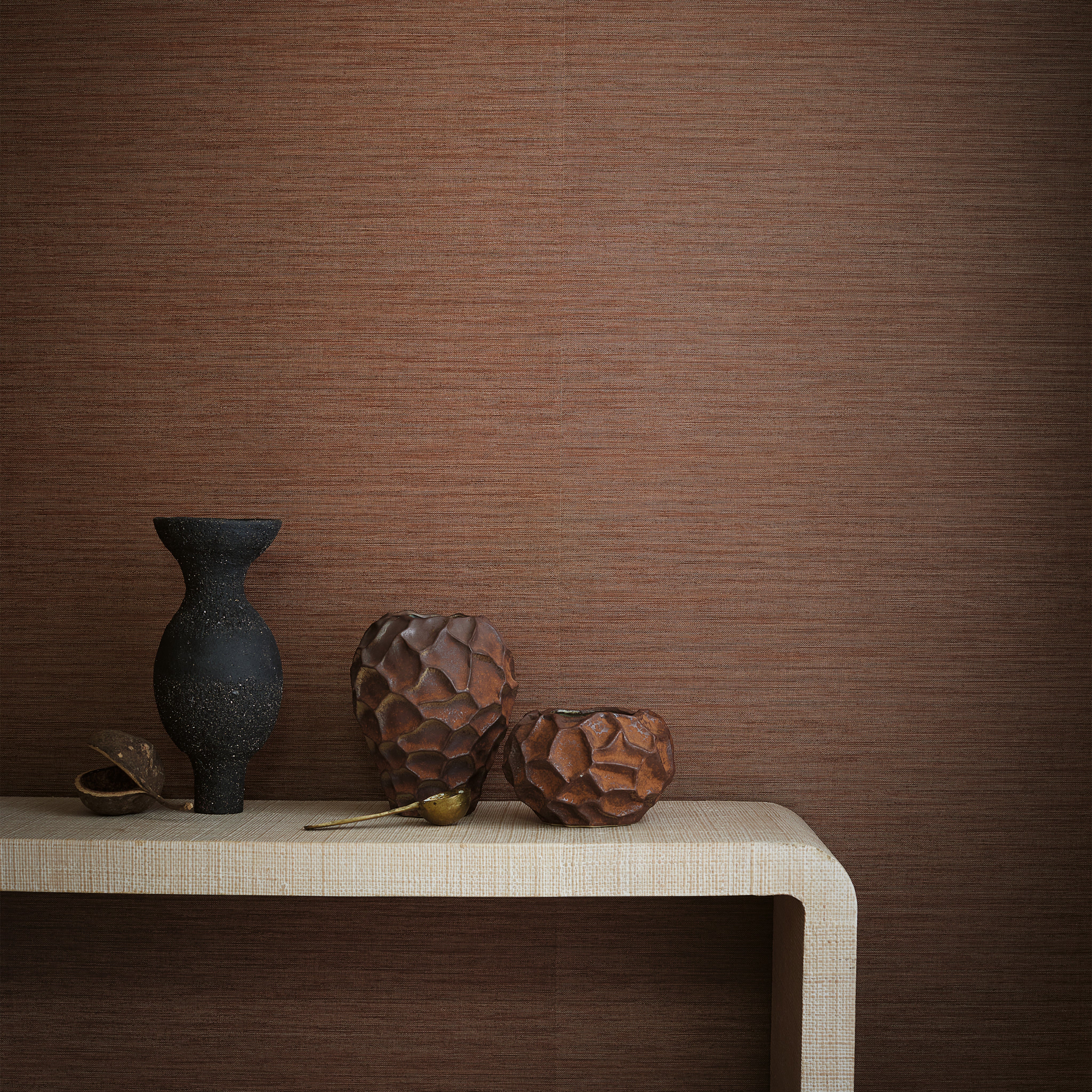 Romo Ciro Abaca Embossed Wallpaper