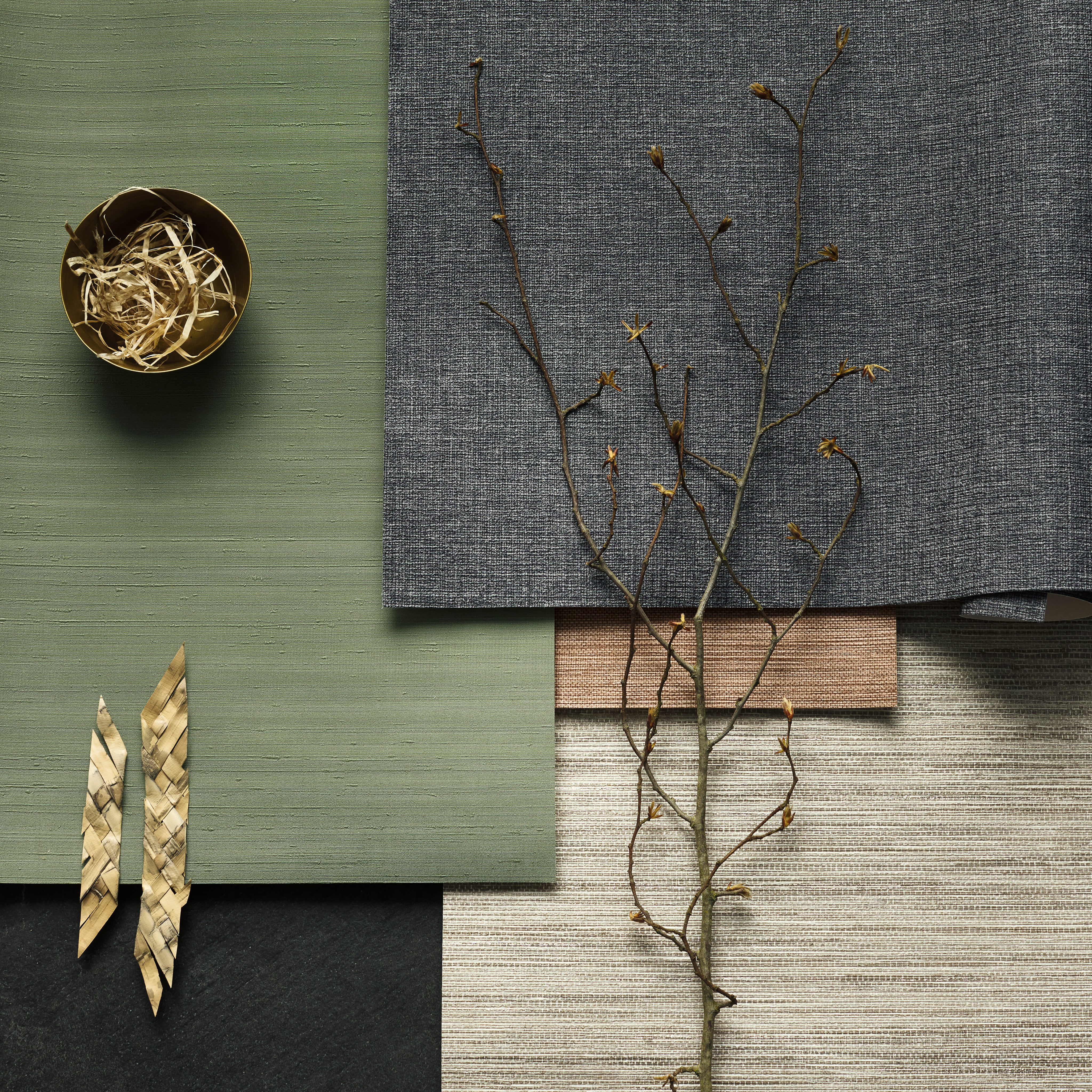 Romo Neo Linen Embossed Wallpaper