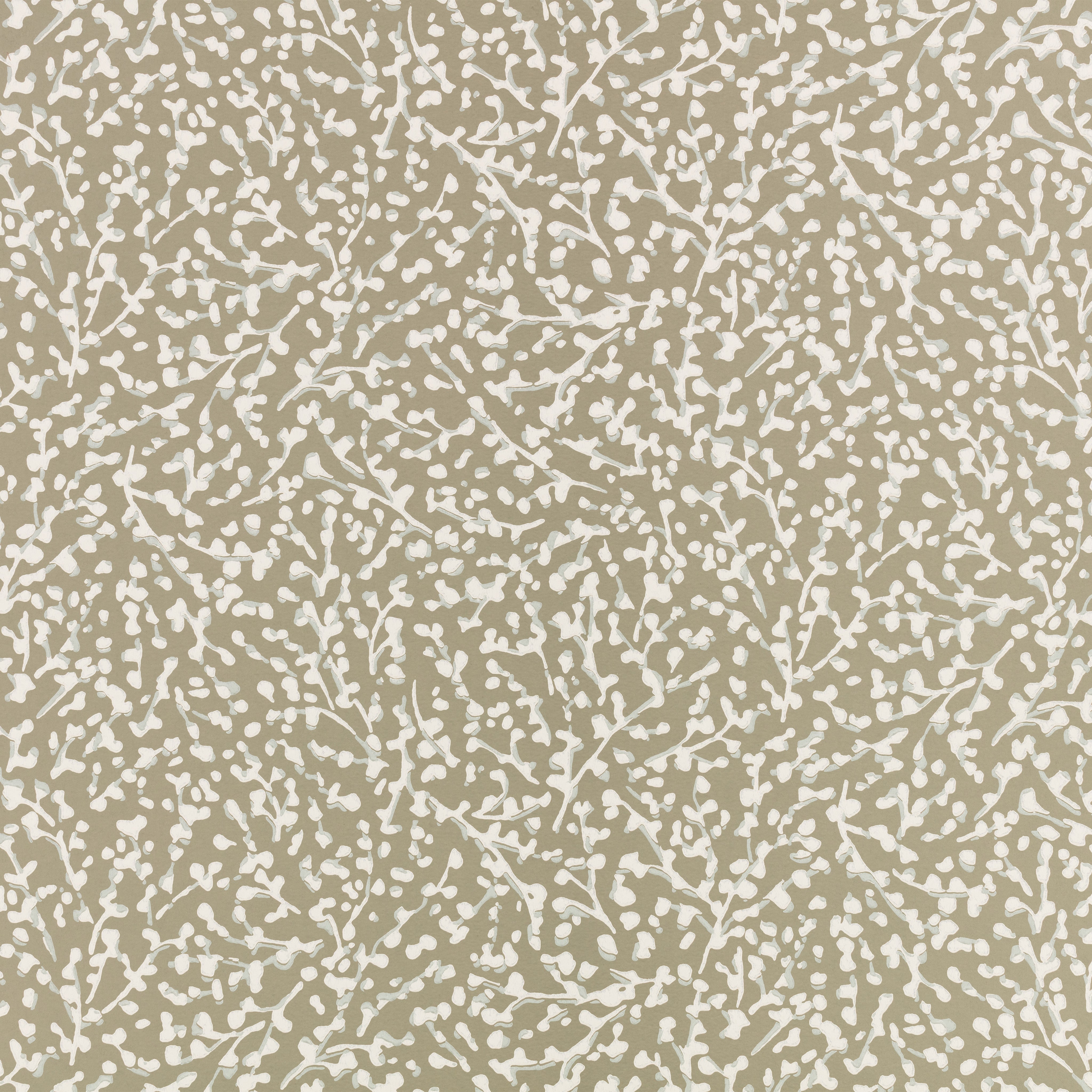Eleni wallpaper, floral sprigs, Gaudion Furniture
