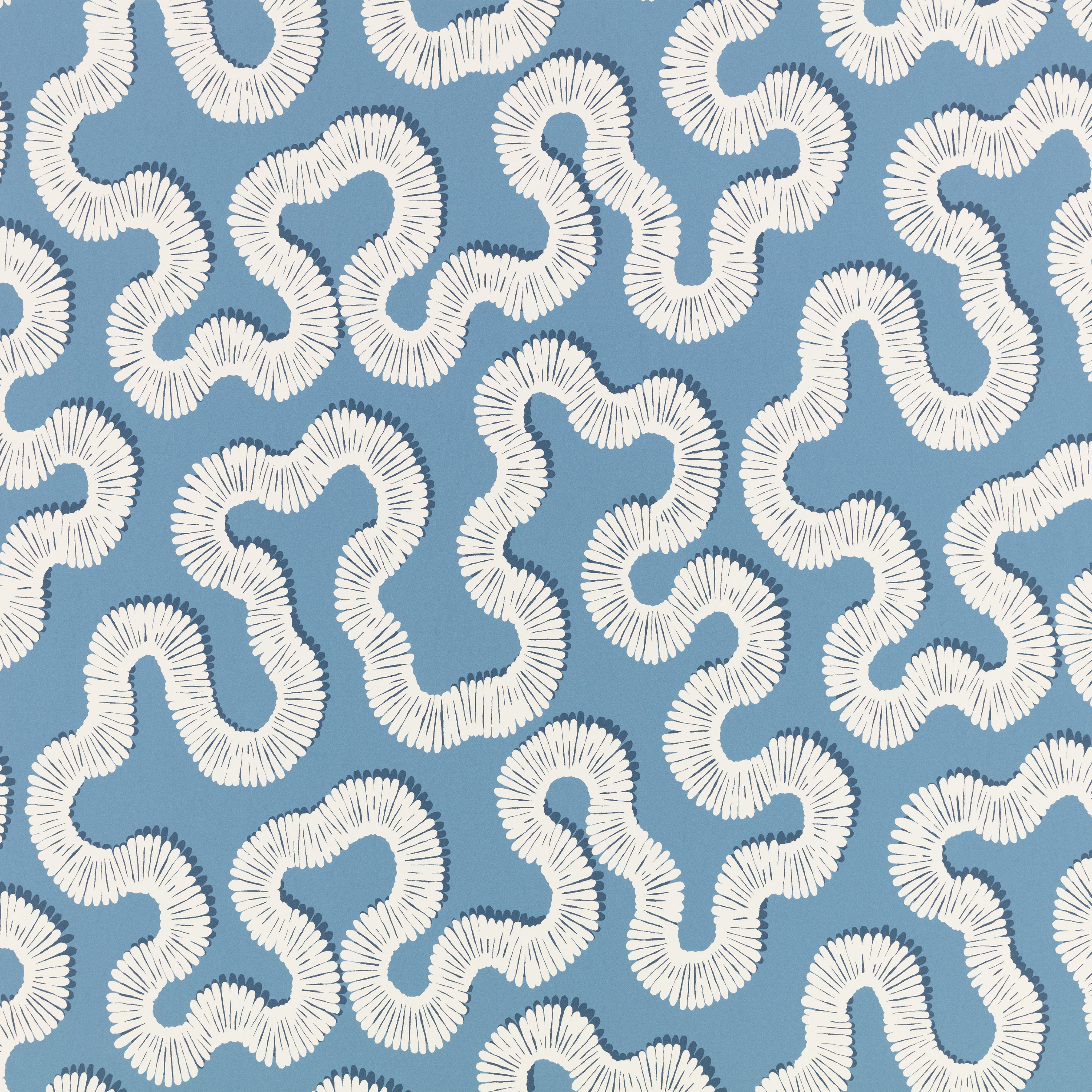 Patterned wavy wallpaper kezia romo gaudion furniture