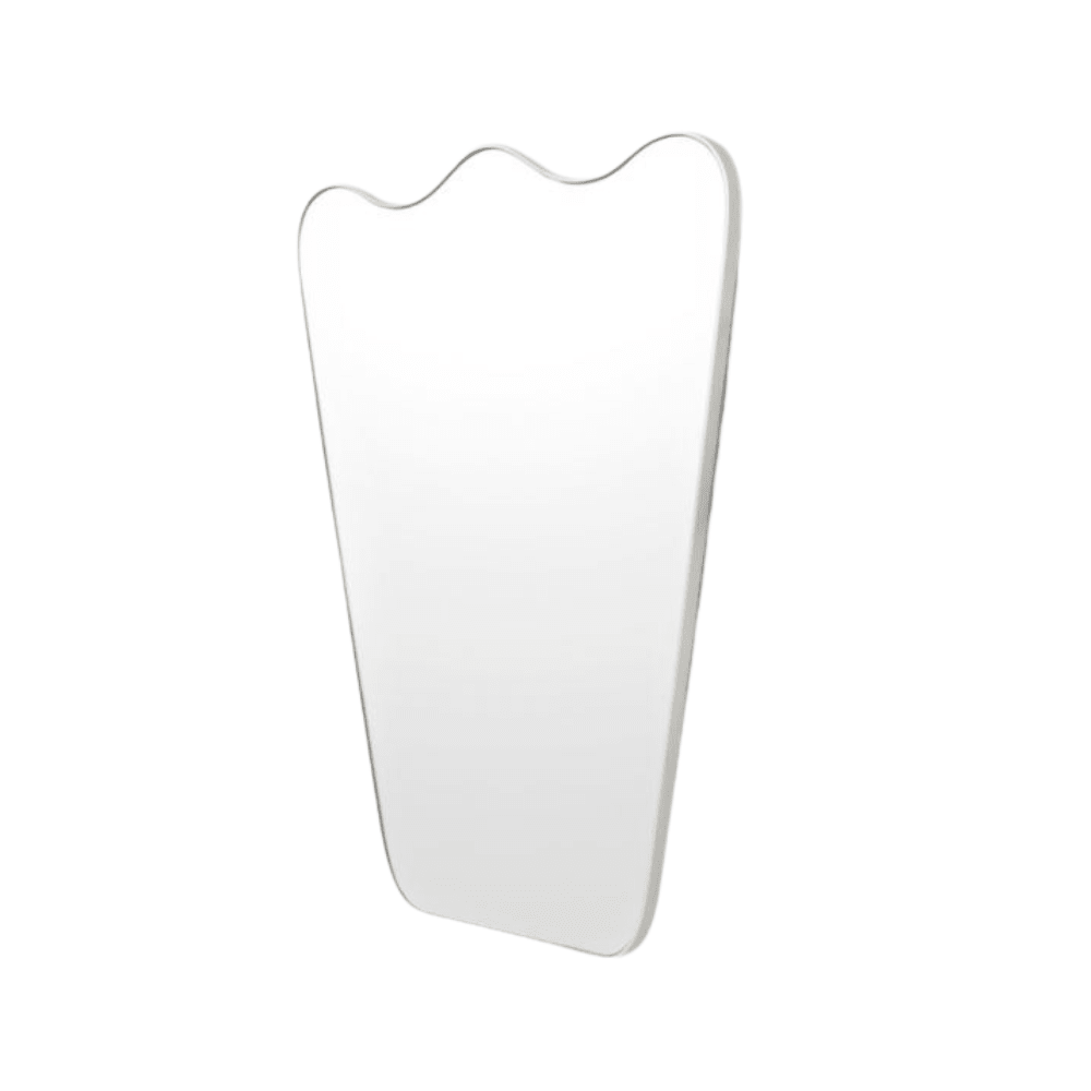 Agnes Mirror - Silver Leaf Scalloped Wall Mirror