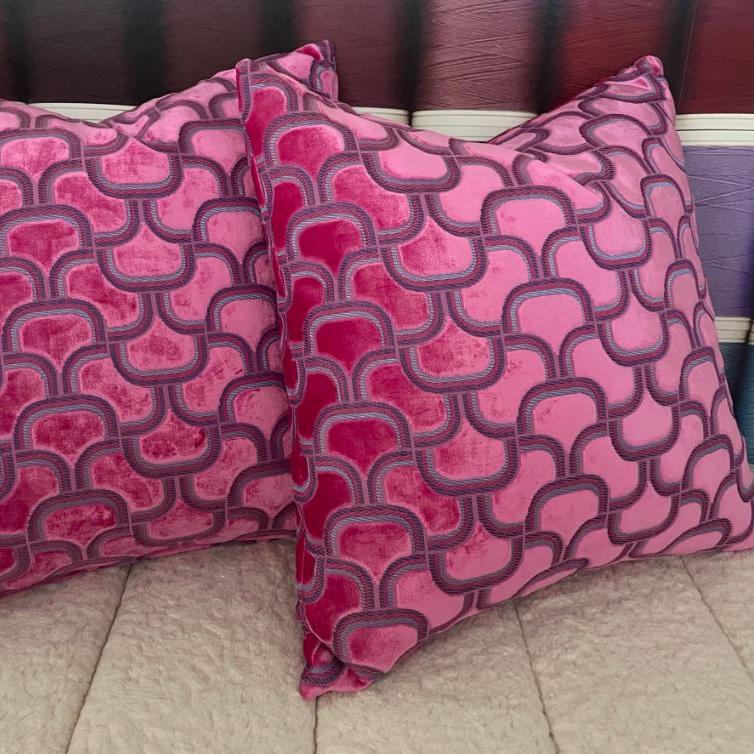 Aldeco Digby Fuchsia Cushion - Gaudion Furniture