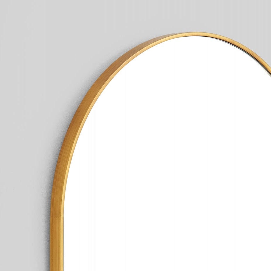 Arch Mirror Brass 55 cm x 85 cm - Gaudion Furniture