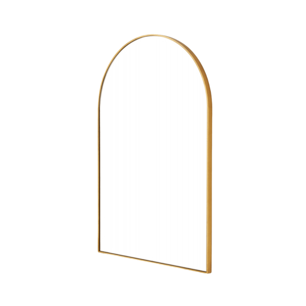 Arch Mirror Brass 55 cm x 85 cm - Gaudion Furniture