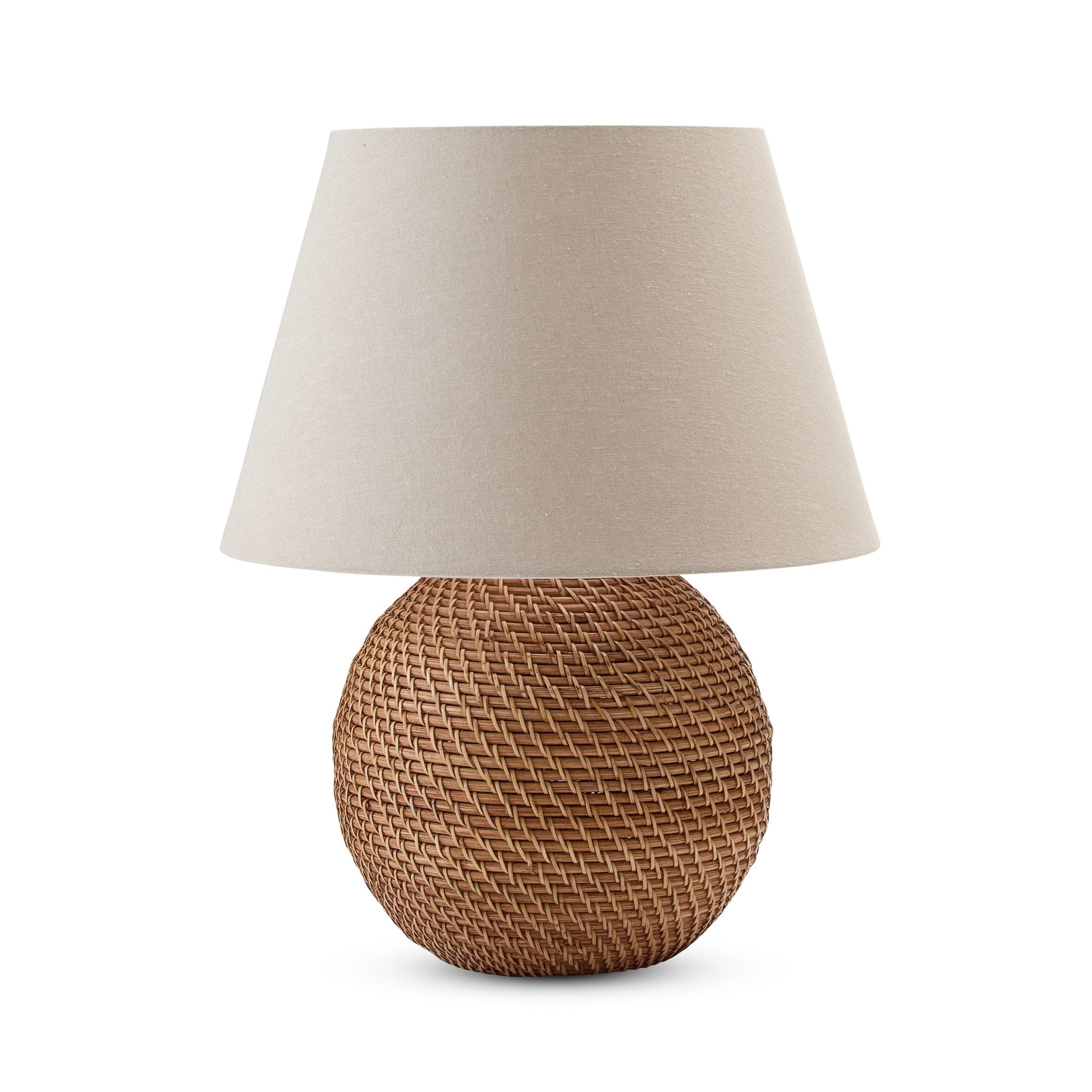 Bahama Natural Cane Rattan Lamp - Gaudion Furniture