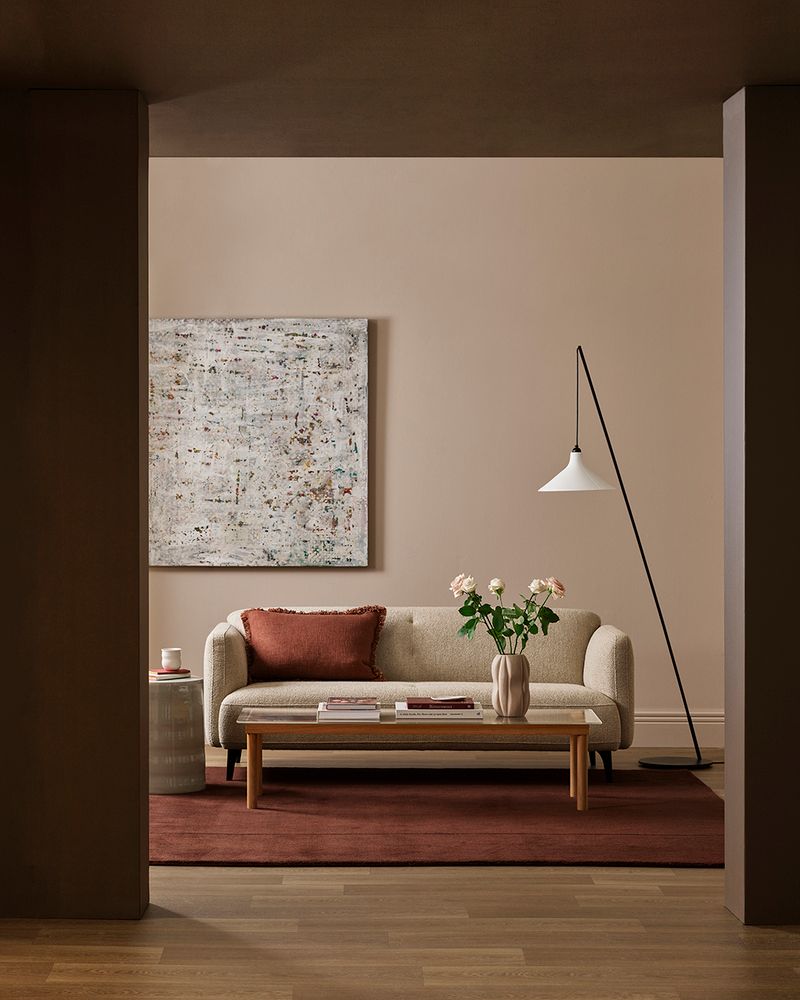 Bastion Rug Claret - Gaudion Furniture