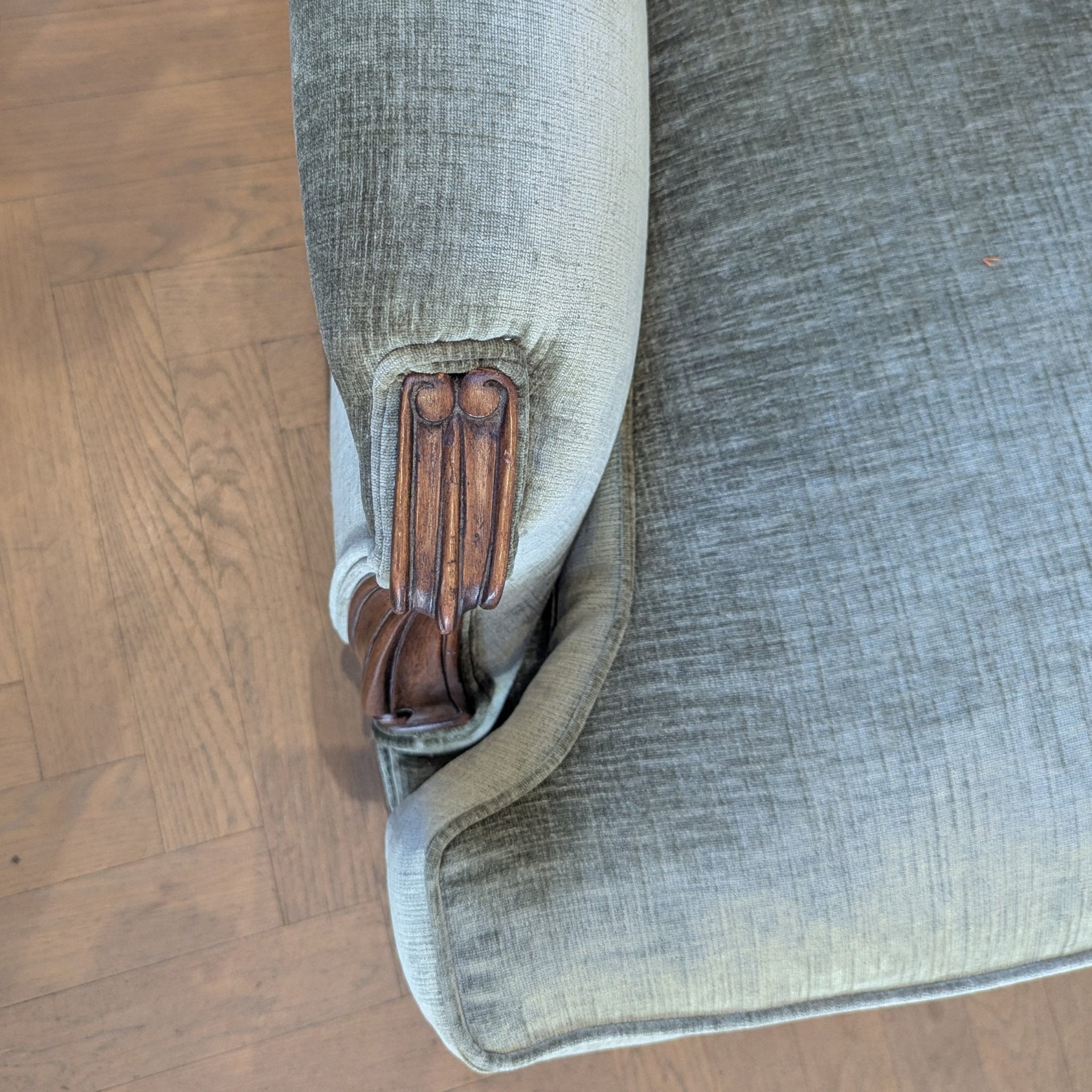 Beaudelaire Bergere - Sage - Gaudion Furniture