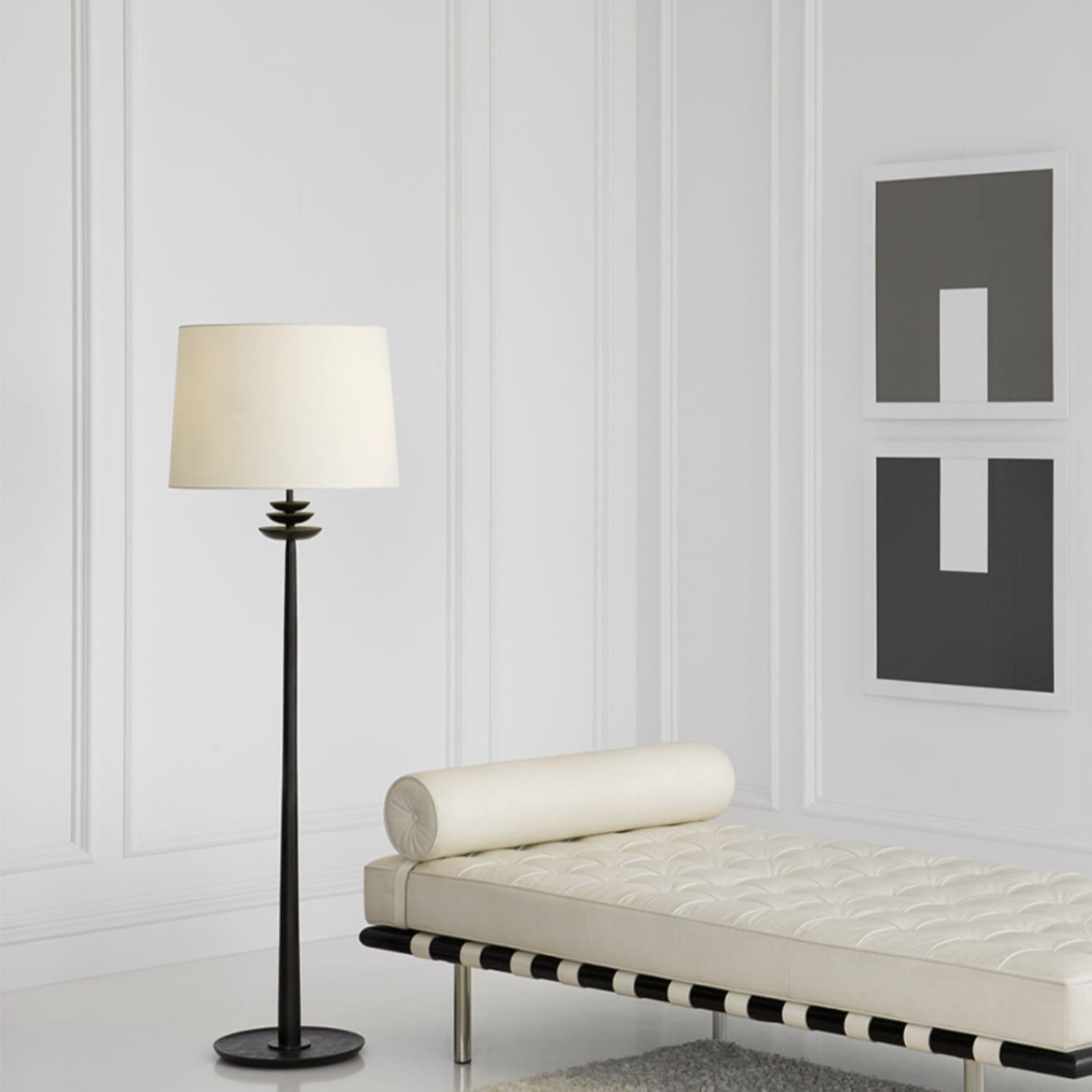 Beaumont Floor Lamp - AERIN - 4 finishes - Gaudion Furniture