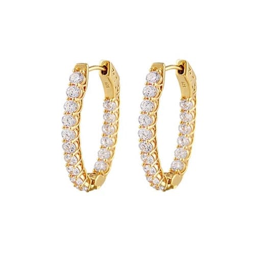 Bianc EARRING Earrings Halo Large Gold