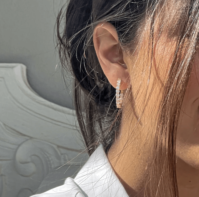 Bianc EARRING Earrings Halo Large Gold