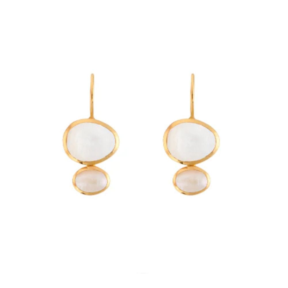 Bianc EARRINGS Earrings Cubism White