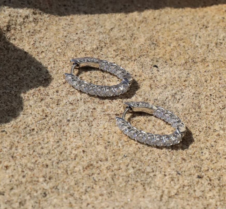 Bianc EARRINGS Earrings Halo Silver