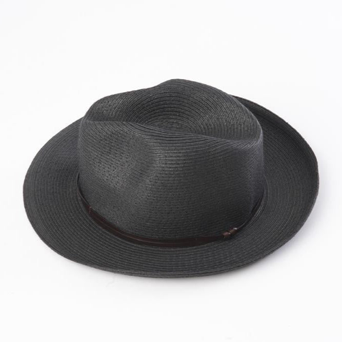 Black summer hat  Travaux en Cours gaudion furniture