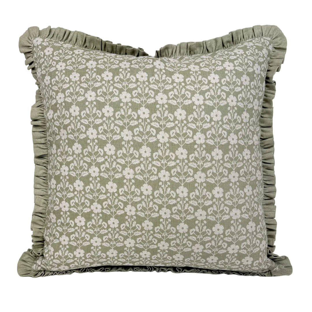 Posy Cushion 50 x 50 Linen, Gaudion Furniture