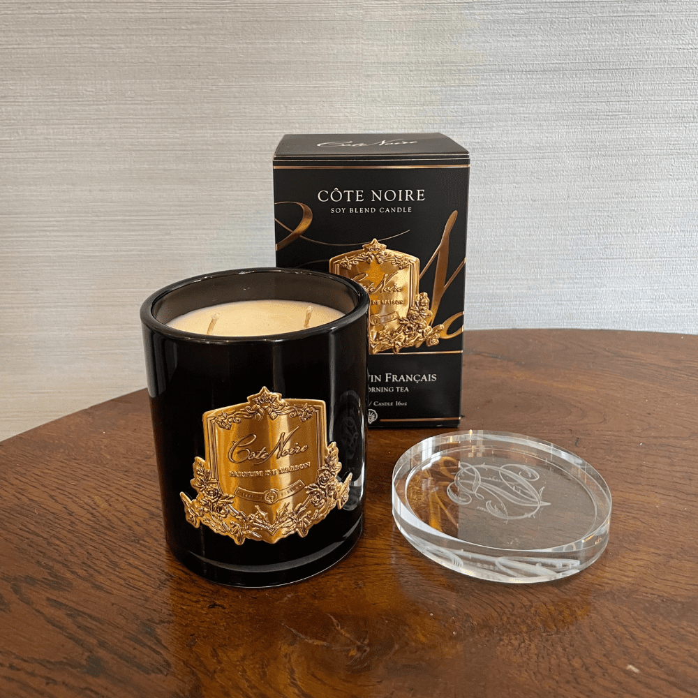 Candle Cote Noire French Morning Tea Crystal - Gaudion Furniture