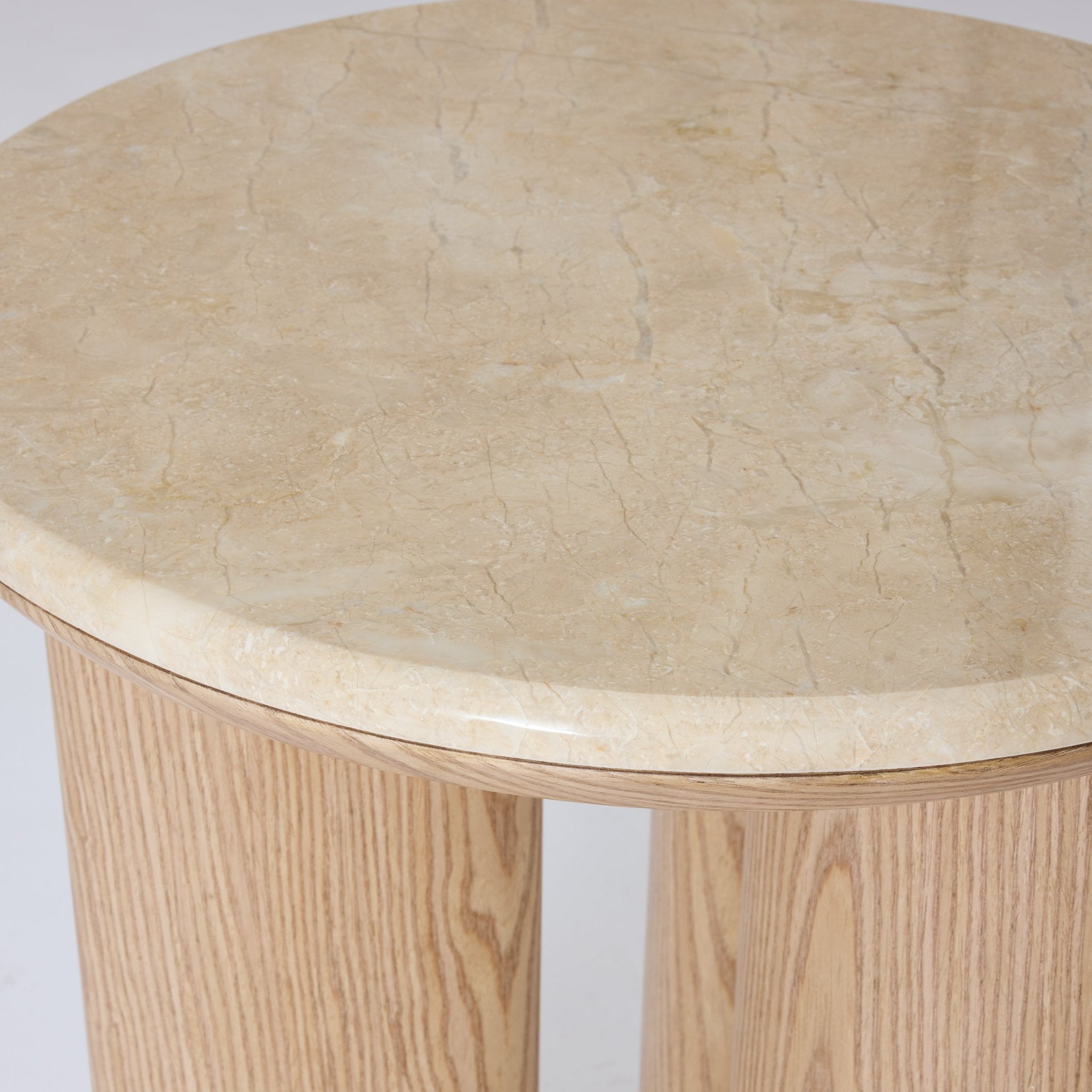 Carly Marble Side Table - Gaudion Furniture