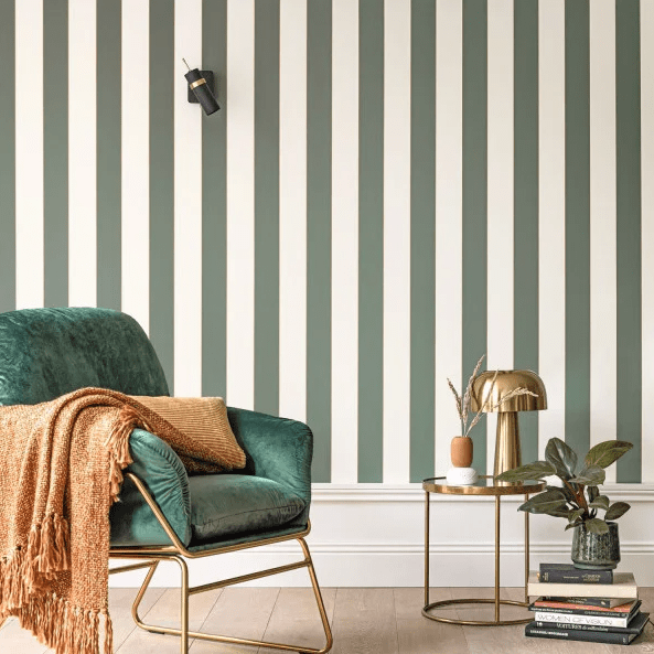 Caselio Golden Lines Wallpaper - Gaudion Furniture