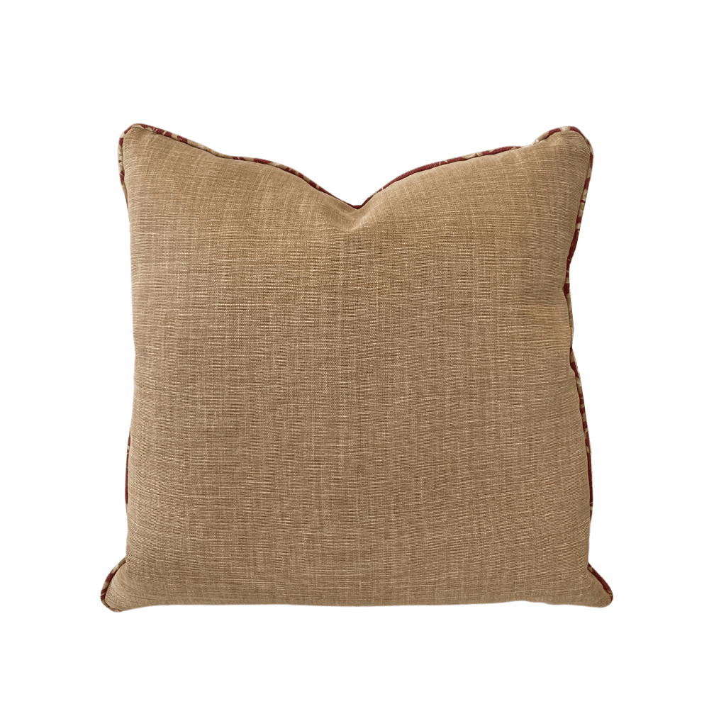 Cushion in Ralph Lauren Eliza Red - Gaudion Furniture