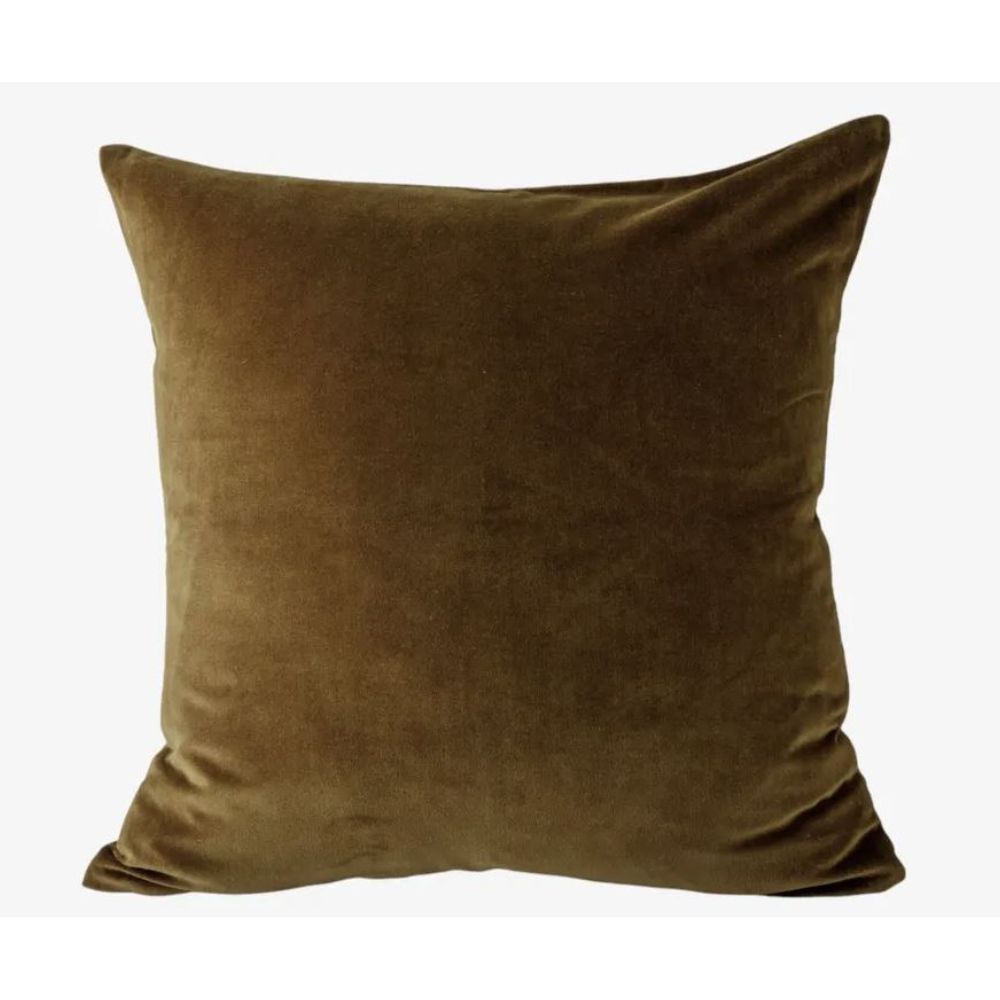 Bronze Velvet Cushion 50 cm x 50 cm