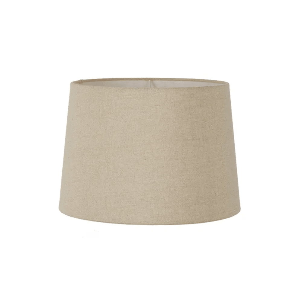 Dark Linen 10" Drum Lampshade - Gaudion Furniture