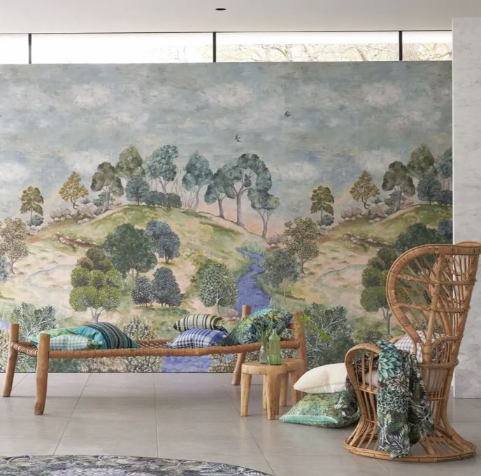 Designers Guild Banipur Sky Mural  - Gaudion Furniture