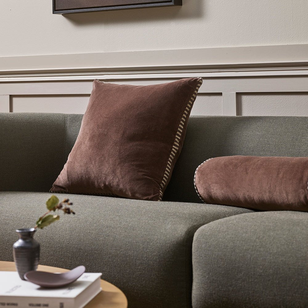 Edward Cushion Chocolate - Gaudion Furniture