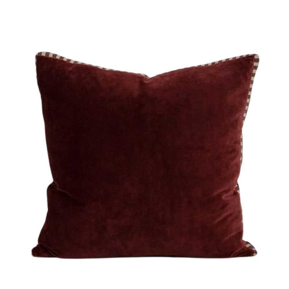 Edward Cushion Oxblood - Box Style - Gaudion Furniture