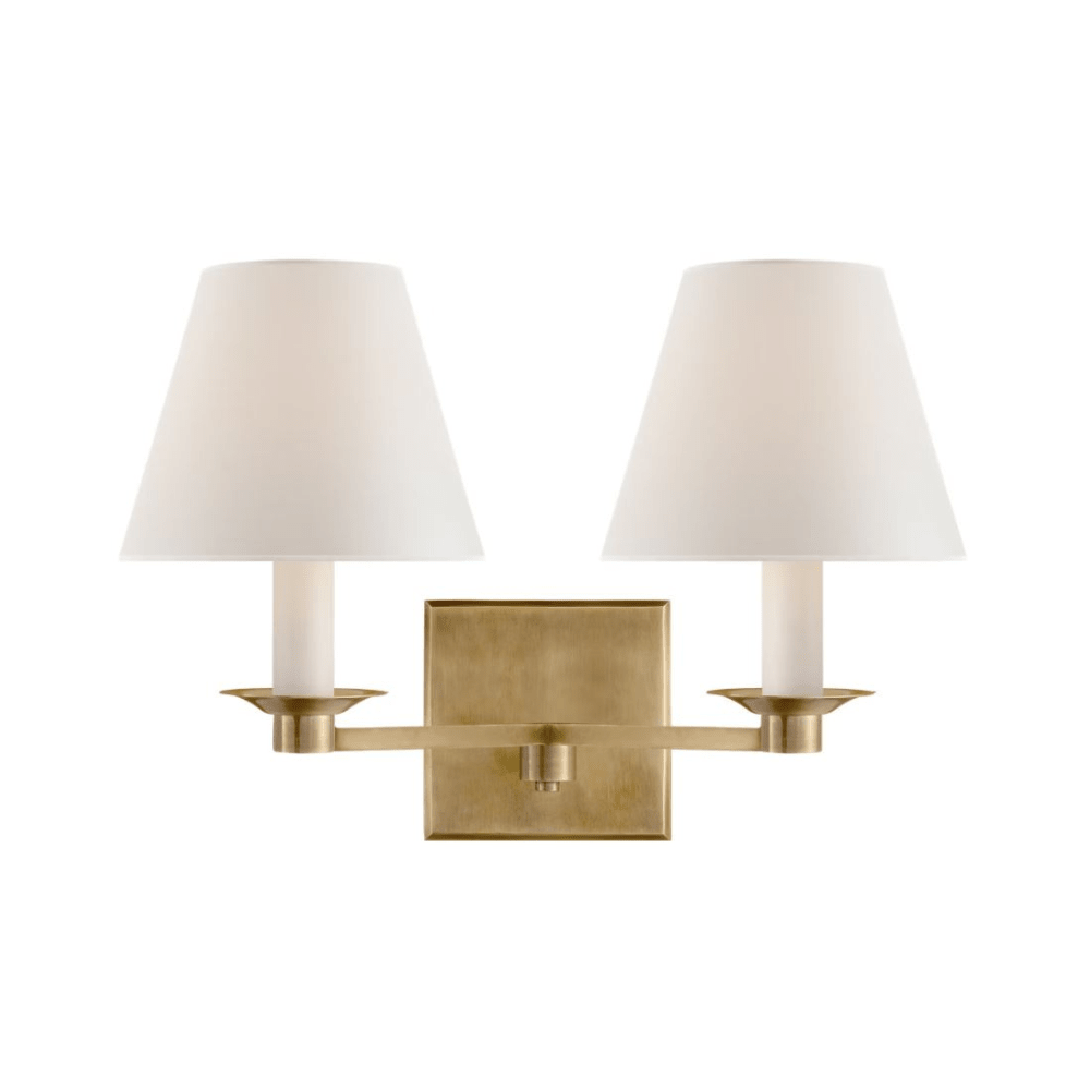 Evans Double Arm Sconce Ralph Lauren - Gaudion Furniture