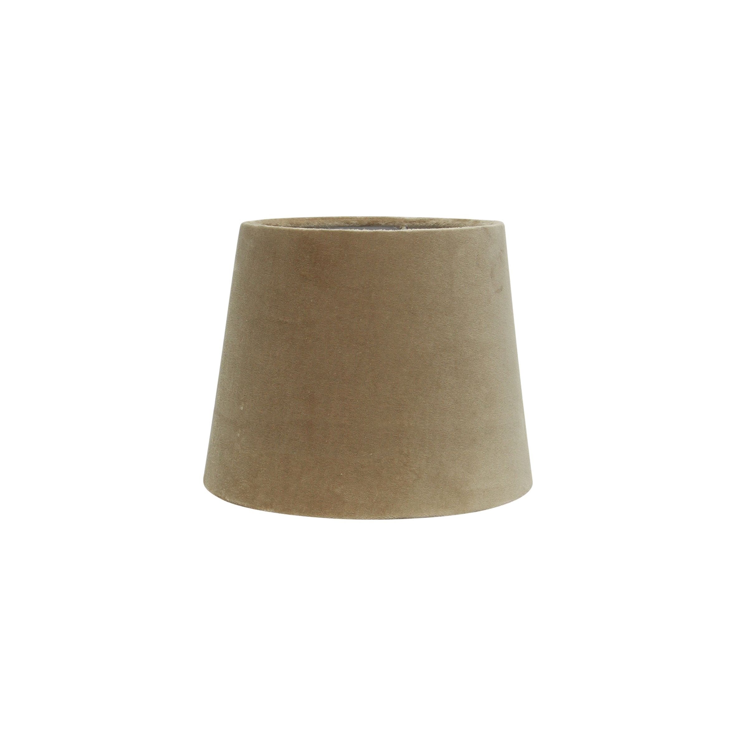 Gaudion Furniture 9 Lamp Shades Shade Velvet Beige Small