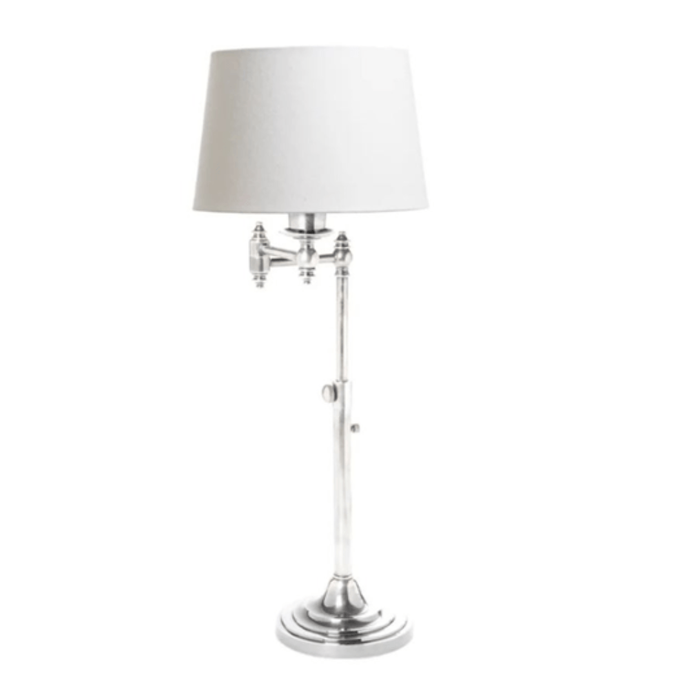 Gaudion Furniture 9 Lamps Orsay Table Lamp Antique Silver