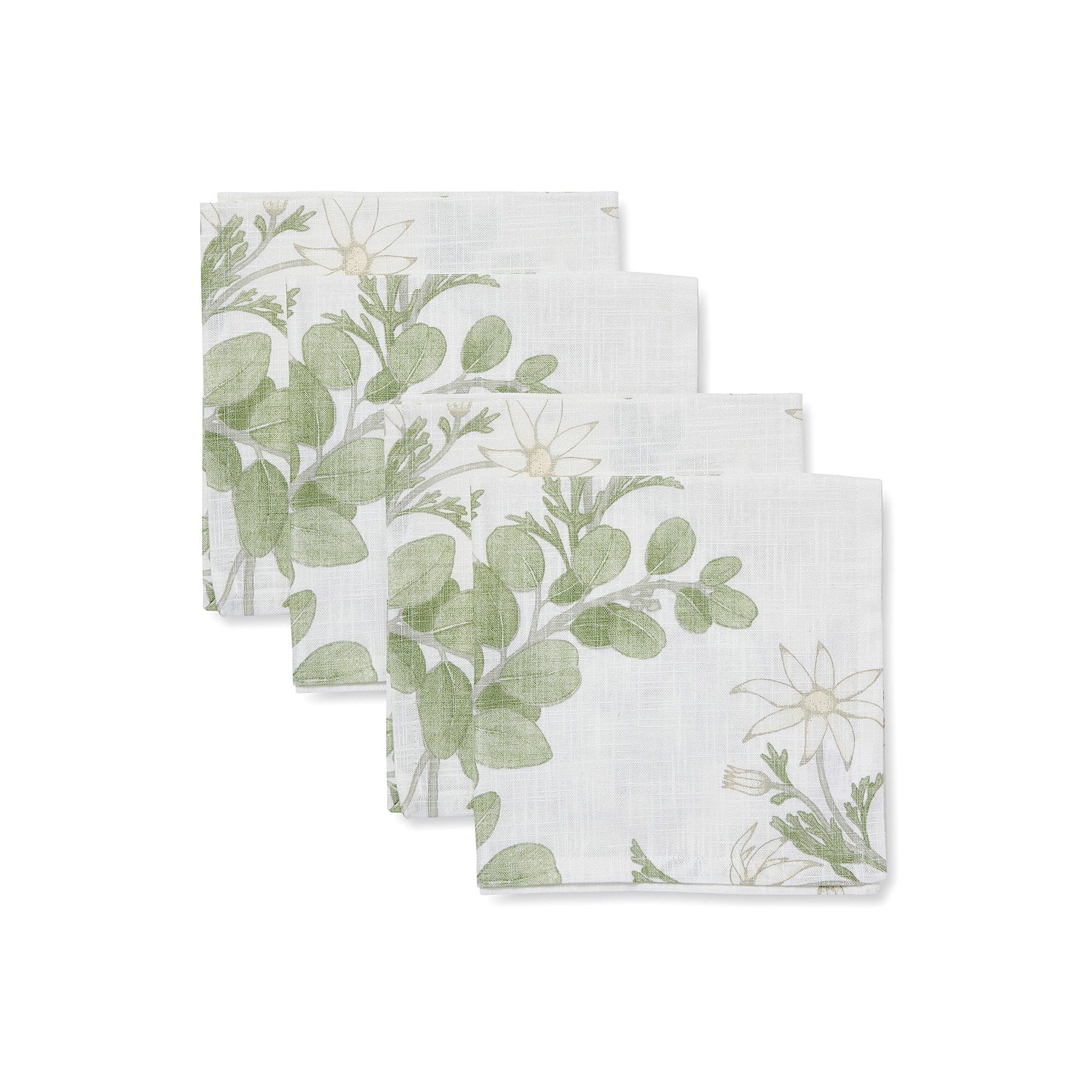 Gaudion Furniture Cloth Napkins Napkin Cloth Set of 4 Flannel Flower
