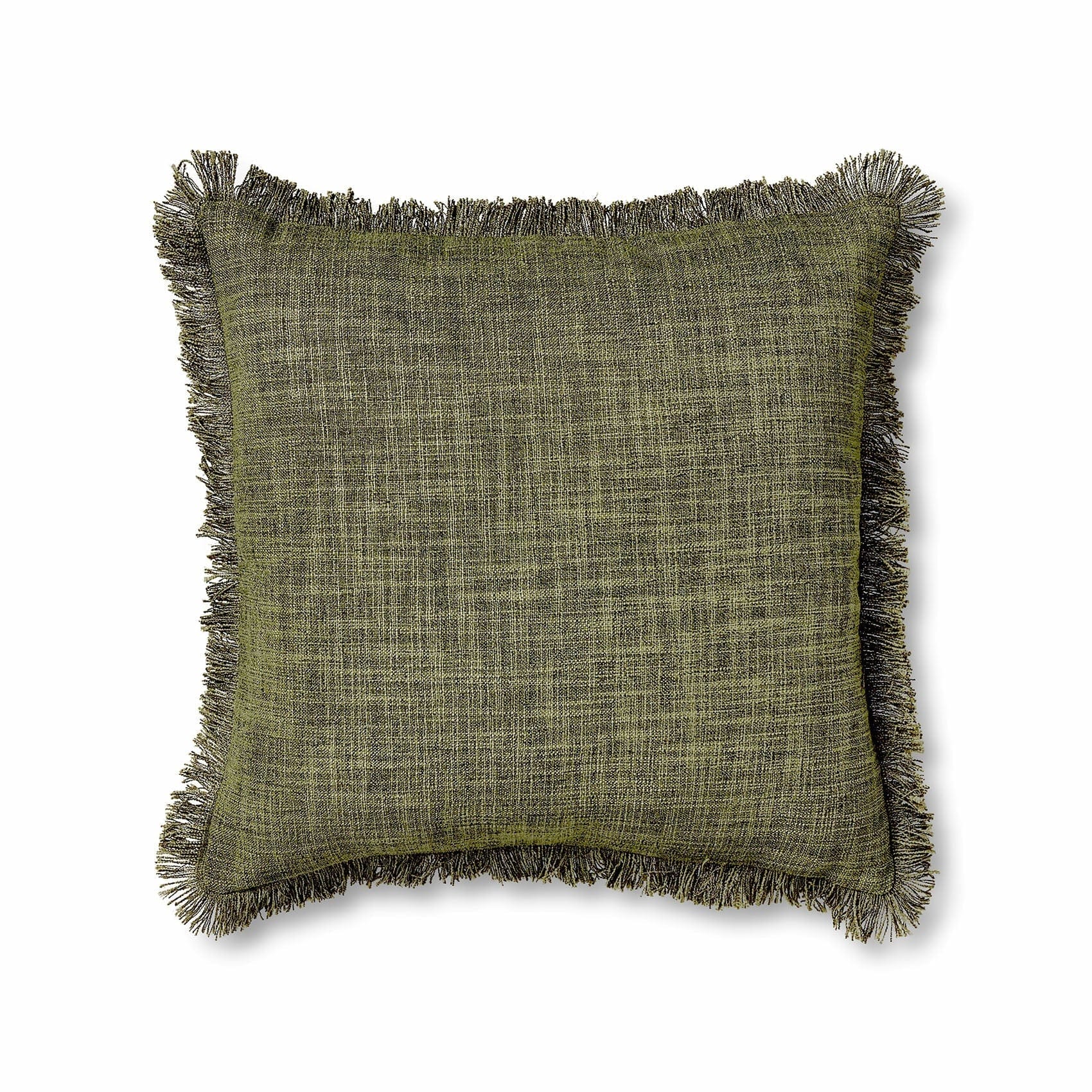 Gaudion Furniture CUSHION Elliot Fringe Cushion Green