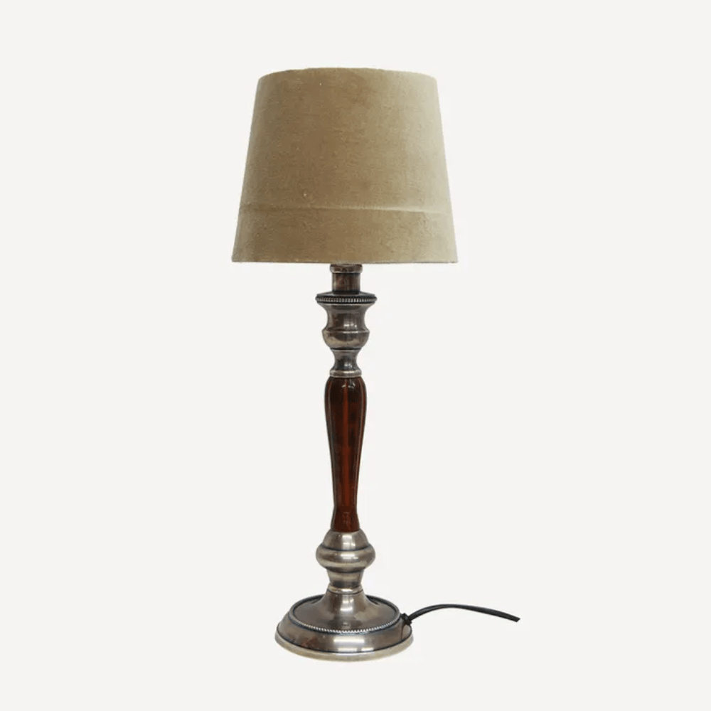 Brown lamp base discount