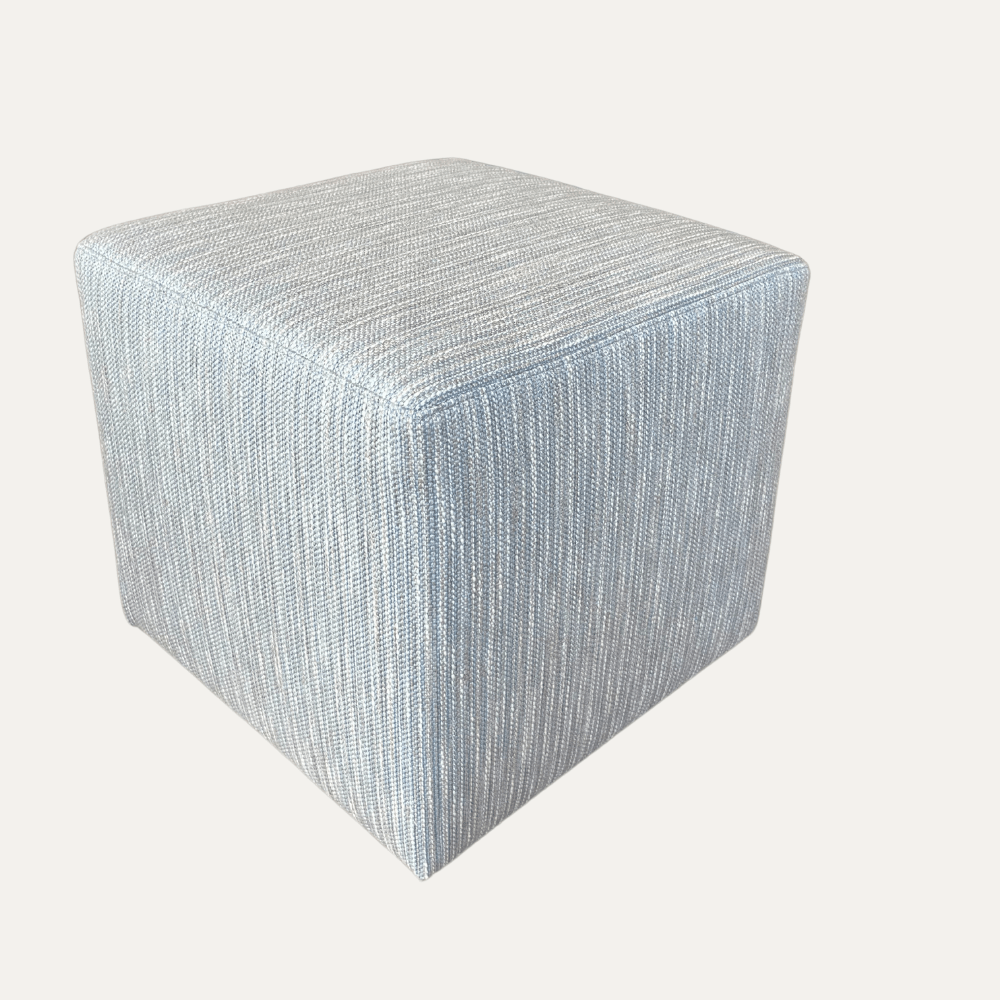 Gaudion Furniture OTTOMAN Cube Ottoman Colefax & Fowler Wren