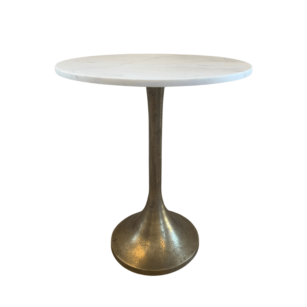 Gaudion Furniture Side Table Marble Gold Cafe Table