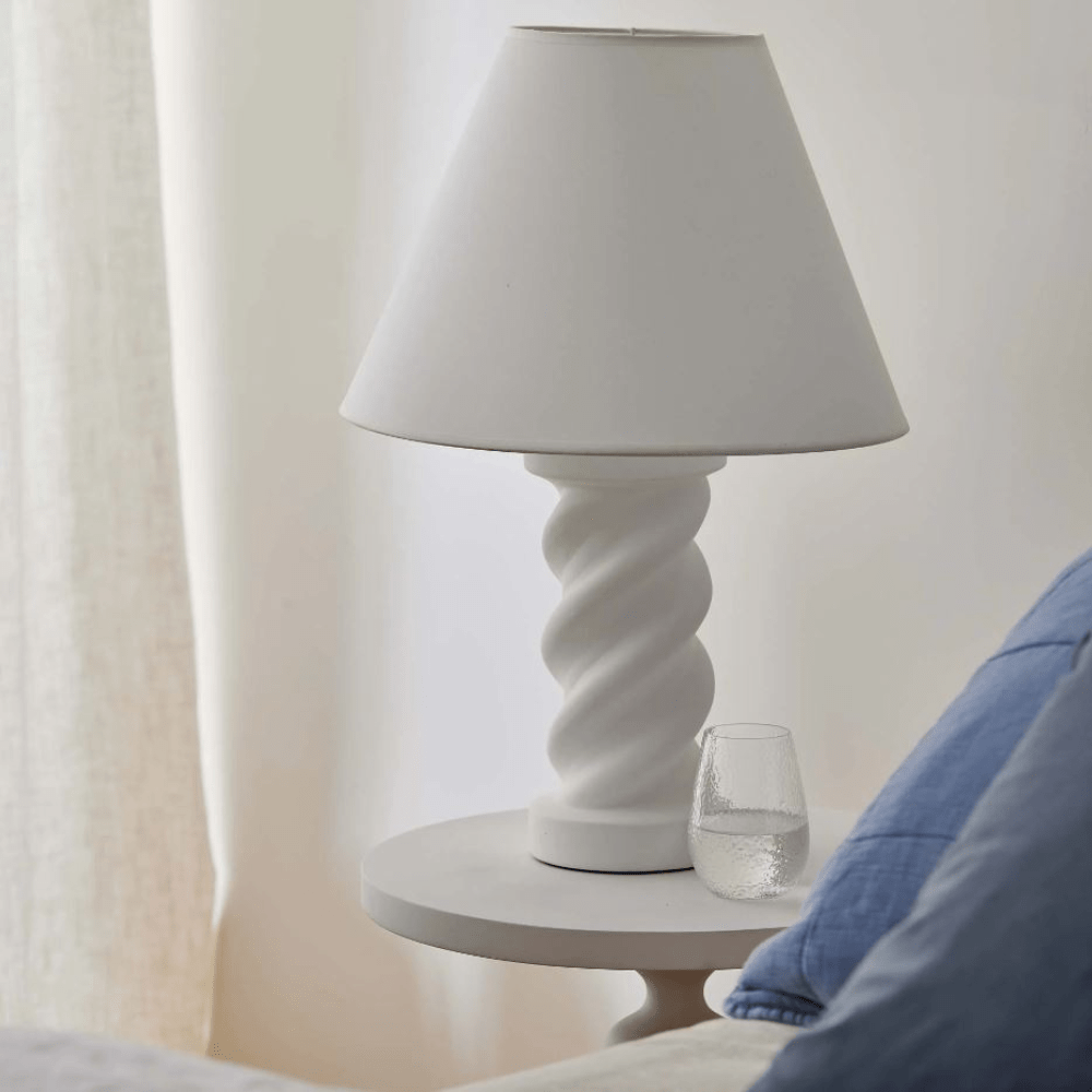 Adrienne Lamp White